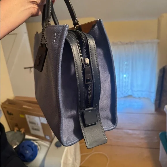 Coach Rogue in Colorblock Washed Chambray - Picture 14 of 14